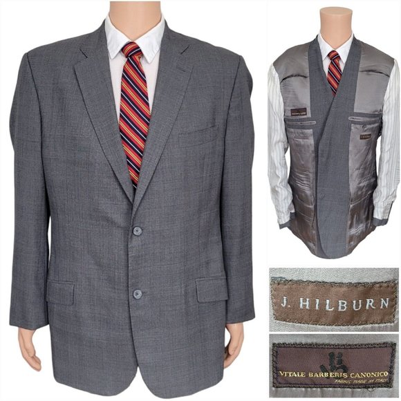 J. Hilburn Suits & Blazers J Hilburn Suit Jacket 4r Plaid Sport